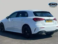 Used Mercedes A250 AMG line 224 HP (164 kW) 2019 White Hatchback