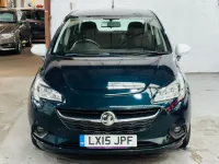 Used Vauxhall Corsa Design Edition 90 HP (66 kW) 2015 Green Hatchback