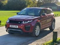 Used Land Rover Range Rover evoque HSE Dynamic 2017 Red Estate