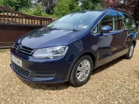Used VW Sharan SE 140 HP (102 kW) 2013 Blue MPV