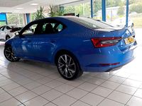 Used Skoda Superb SportlinePlus 150 HP (110 kW) 2023 Blue Hatchback