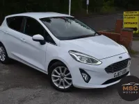 Used Ford Fiesta Titanium 2017 White Hatchback