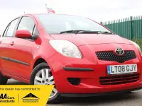 Used Toyota Yaris 2008 Red Hatchback