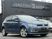 Used VW Polo Match 88 HP (64 kW) 2016 Blue Hatchback