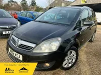 Used Vauxhall Zafira Design Edition 115 HP (84 kW) 2012 Black MPV