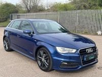Used Audi A3 S-Line 105 HP (77 kW) 2013 Blue Hatchback