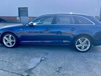 Used Audi A4 S-Line 150 HP (110 kW) 2017 Blue Estate