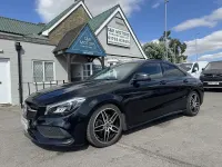 Used Mercedes CLA220 AMG line 2018 Black Coupe