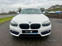 Used BMW 116 Sport Line 2017 White Hatchback