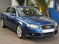 Used Audi A4 S-Line 113 HP (83 kW) 2007 Blue Sedan
