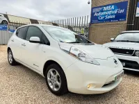 Used Nissan Leaf Acenta 80 kW (109 HP) 2014 White Hatchback