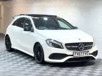 Used Mercedes A160 AMG Line Premium Plus 2017 White Hatchback