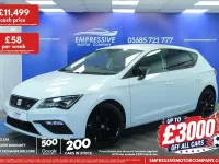 Used Seat Leon FR 125 HP (91 kW) 2018 White Hatchback