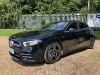 Used Mercedes A35 AMG Executive 306 HP (225 kW) 2020 Black Hatchback
