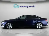 Used Audi A4 S-Line 204 HP (150 kW) 2021 Blue Sedan