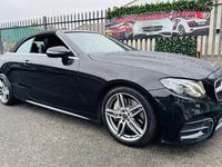 Used Mercedes E300 AMG Line Premium 245 HP (180 kW) 2019 Black Cabriolet