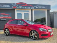 Used Mercedes A250 AMG 211 HP (155 kW) 2015 Red Hatchback