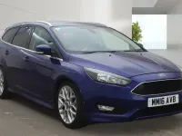 Used Ford Focus Zetec 120 HP (88 kW) 2016 Blue Estate