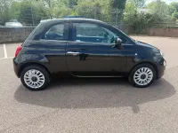 Used Fiat 500 Lounge 69 HP (50 kW) 2018 Black Hatchback