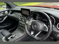 Used Mercedes GLC250 AMG line 200 HP (147 kW) 2017 Red Coupe