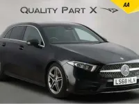 Used Mercedes A250 AMG line 2018 Black Hatchback