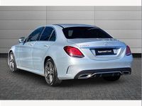 Used Mercedes C220 AMG Line Premium 194 HP (142 kW) 2021 Silver Sedan