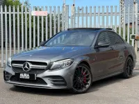 Begagnad Mercedes C43 AMG Premium Plus 2018 Grå Sedan