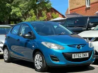 Used Mazda 2 84 HP (61 kW) 2013 Blue Hatchback