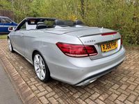 Used Mercedes E220 AMG line 2016 Silver Cabriolet