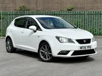 Used Seat Ibiza I-Tech 105 HP (77 kW) 2015 White Hatchback