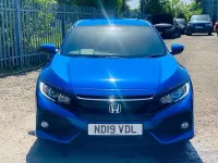 Used Honda Civic SR 126 HP (92 kW) 2019 Blue Hatchback
