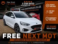 Used Ford Focus ST-Line X 125 HP (91 kW) 2018 White Estate