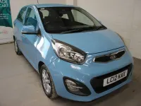 Used Kia Picanto 84 HP (61 kW) 2012 Blue Hatchback
