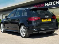 Used Audi A3 Sportback S-Line 2015 Black Hatchback