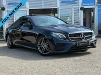 Used Mercedes E220 AMG line 194 HP (142 kW) 2017 Blue Coupe