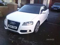 Used Audi A3 Cabriolet S-Line 105 HP (77 kW) 2012 White Cabriolet