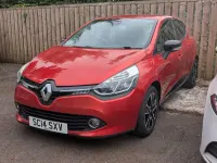 Used Renault Clio Dynamique 75 HP (55 kW) 2014 Red Hatchback