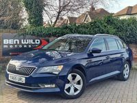 Used Skoda Superb SE 150 HP (110 kW) 2016 Blue Estate