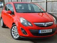 Used Vauxhall Corsa 95 HP (69 kW) 2014 Red Hatchback