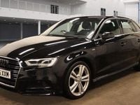 Used Audi A3 Sportback S-Line 2016 Black Hatchback