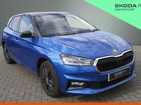 Used Skoda Fabia Design Edition 79 HP (58 kW) 2025 Race blue metallic black magic pearl effect Hatchback