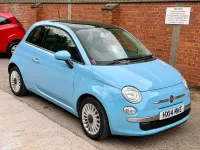 Used Fiat 500 Lounge 2014 Blue Hatchback