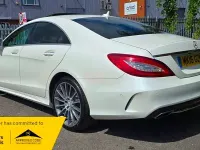 Used Mercedes CLS350 AMG line 258 HP (189 kW) 2016 White Coupe