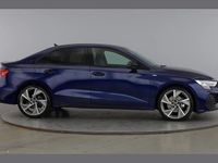 Used Audi A3 Black Edition 150 HP (110 kW) 2025 Blue Sedan