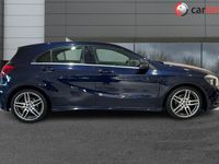 used Mercedes A180 A-Class 1.5D AMG LINE 5d 107 BHP 8-Inch Media Display, Reverse Camera, Cruise Control, Seat Comfort Pack, Heated Mirrors Cavansite Blue, 18-Inch Alloys