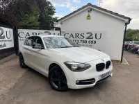 Used BMW 116 Sport Line 2014 White Hatchback