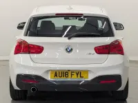 Used BMW 118 M Sport 150 HP (110 kW) 2018 White Hatchback