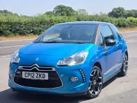 Used Citroën DS3 90 HP (66 kW) 2012 Blue Hatchback