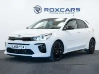 Begagnad Kia Rio GT-Line 118 HK (86 kW) 2018 Vit Halvkombi