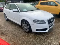 Used Audi A3 S-Line 125 HP (91 kW) 2010 White Hatchback